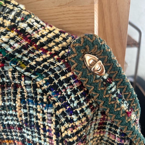 ✨ Byron Lars Tweed Moto Jacket — Size 2 - Picture 5 of 5